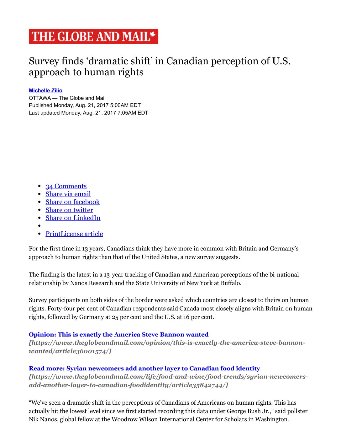 2017-08-21 – Survey Finds ‘dramatic Shift’ In Canadian Perception Of U ...