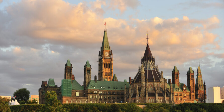 Parliament Building in Ottawa, Ontario