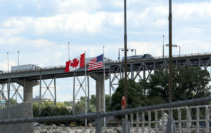 Views on welcoming refugees from the US to claim asylum in Canada steady. (Bloomberg/Nanos)