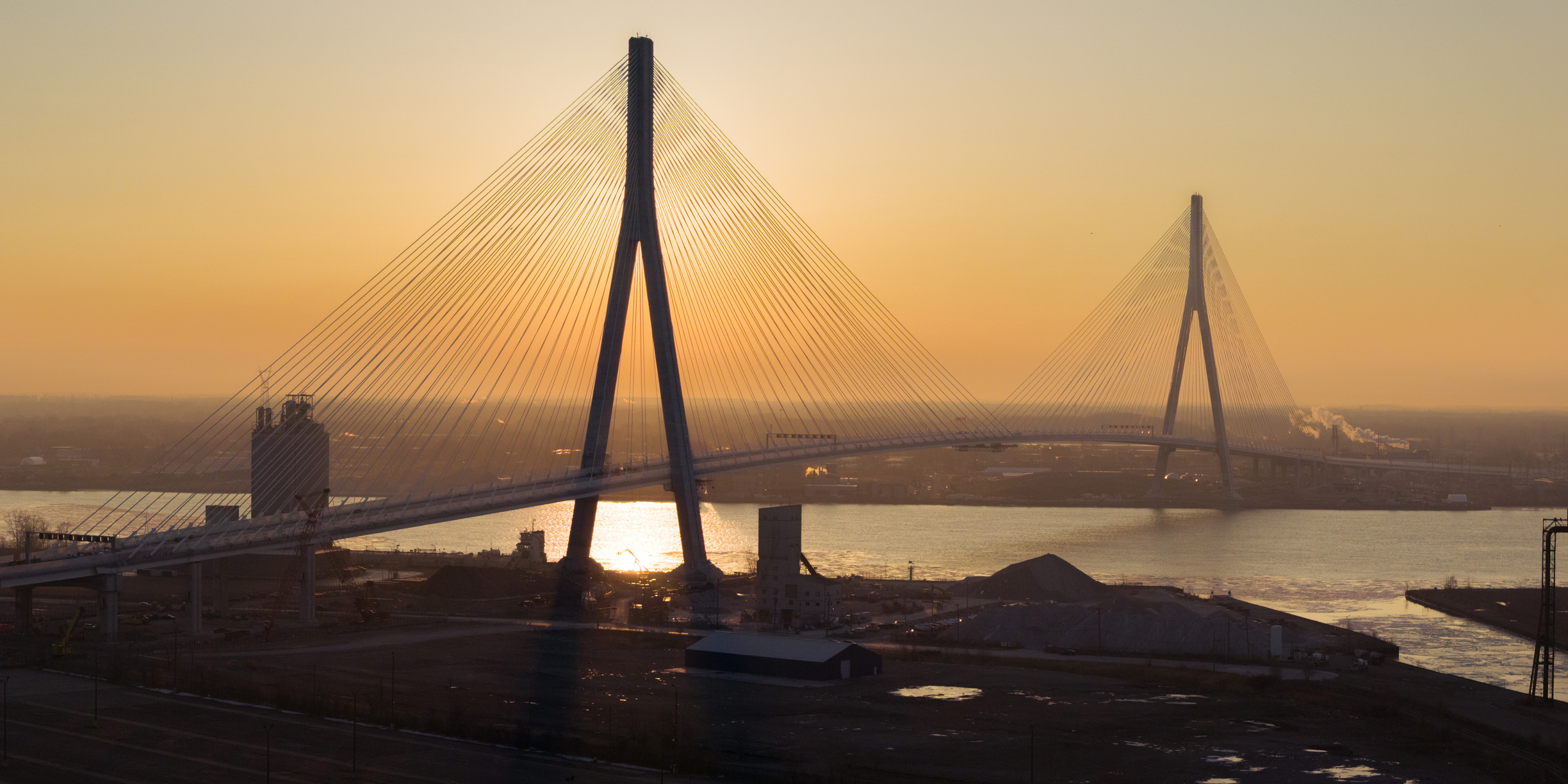 Bridge too far: Sixty-three per cent of Canadians against the federal government re-negotiating the Gordie Howe Bridge agreement. (CTV News/Nanos)